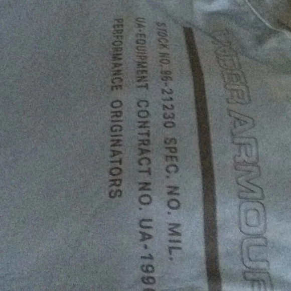 Under Armour Grayish Green & Black Athletics Shirt - Picture 3 of 10